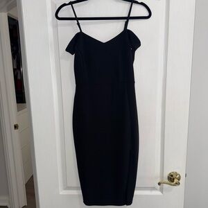 Express Black Midi Dress